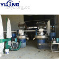 YULONG XGJ560 пресс для гранулирования древесины тополя